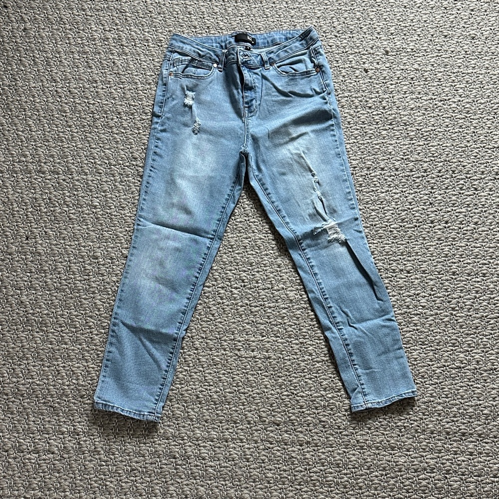 1822 Denim Light Blue Ankle Jeans